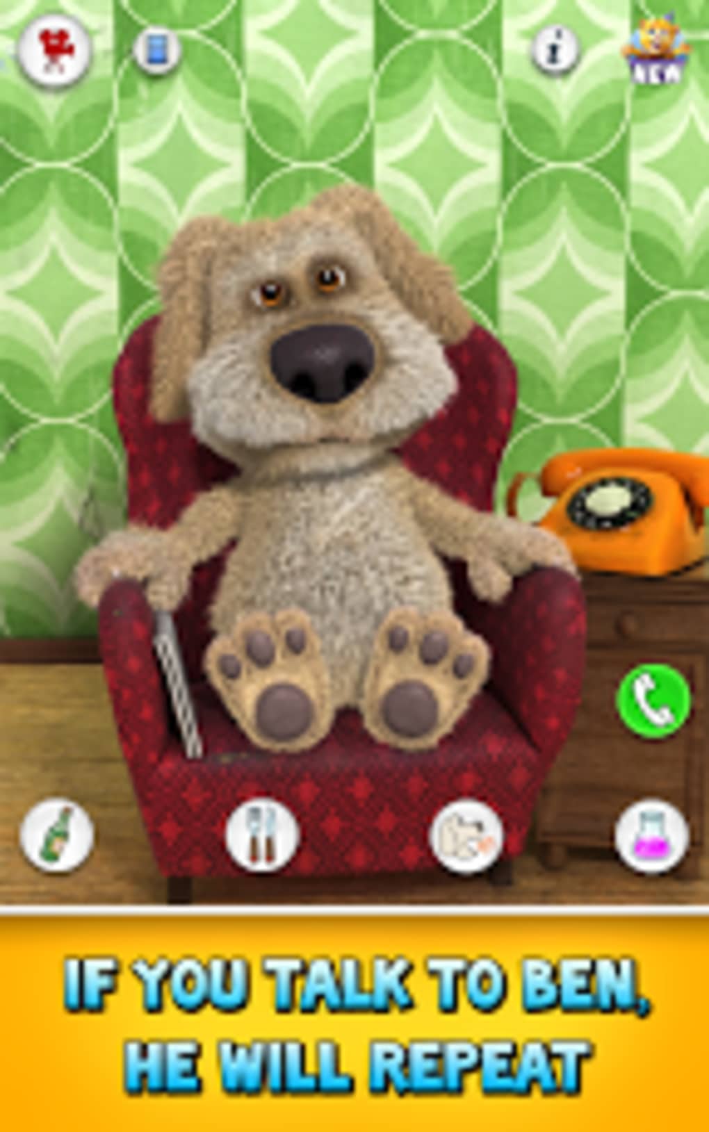 Free Talking Ben the Dog Free for Android Software Download