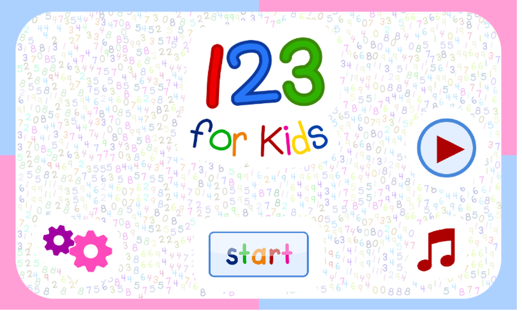 Numbers Flashcards 7 for Kids. 123 Numbers.