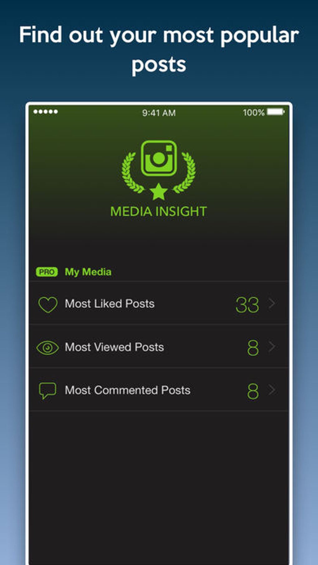 follo! wers report for instagram followers insight - followers plus for instagram for iphone download