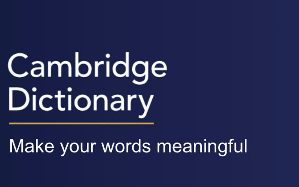 Cambridge Dictionary Popup For Google Chrome - Extension Download