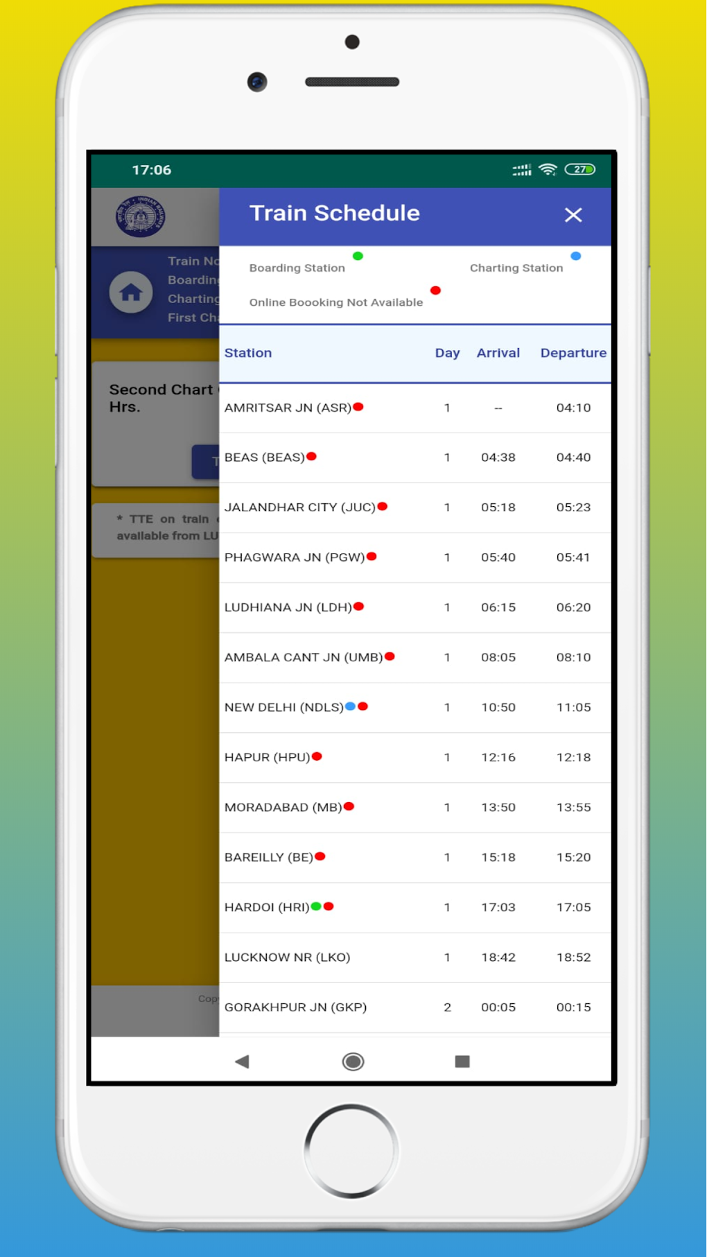 Rail Chart-IRCTC Vacant Seats APK Android 版 - 下载