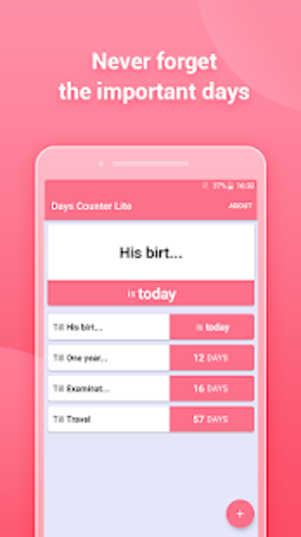 Days Counter Lite For Android 