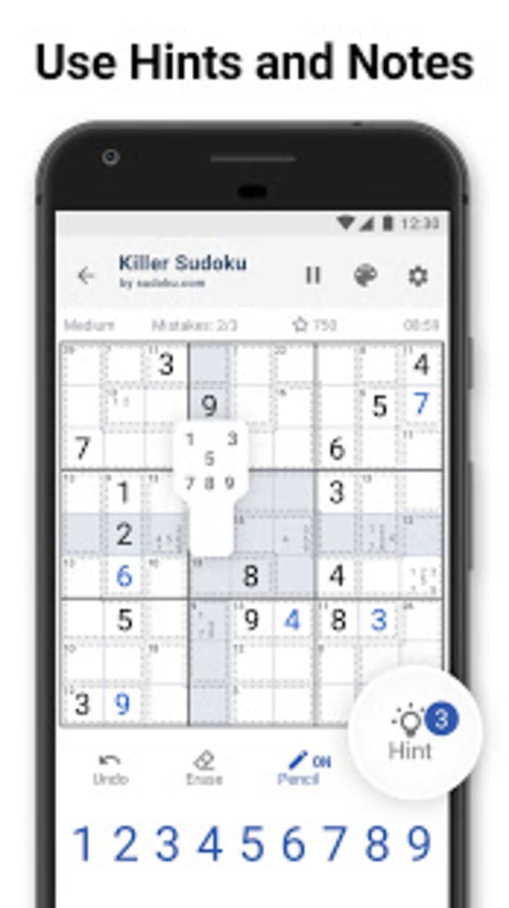 Killer Sudoku by Sudoku.com - Free Logic Puzzles APK para Android
