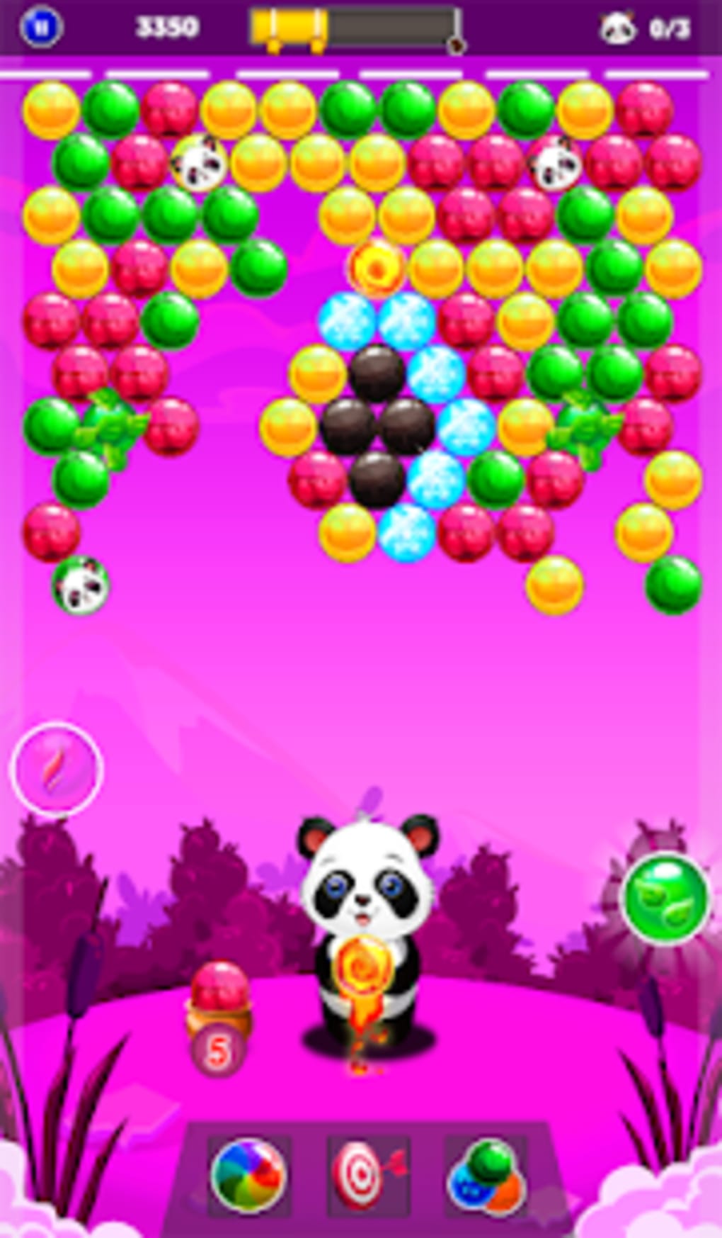 panda pop bubble shooter greyed out on iphone, wont delete