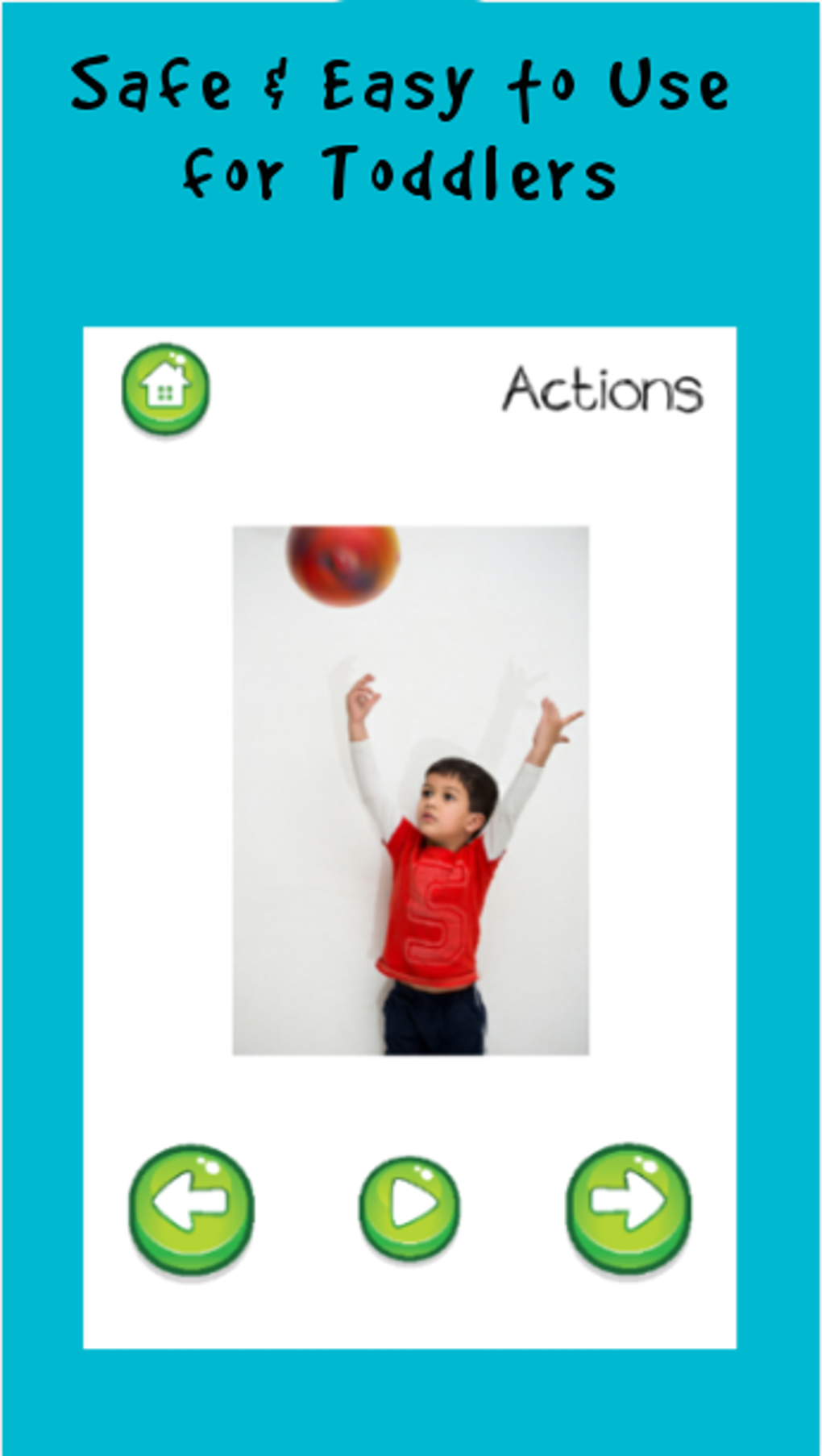 Actions - Baby Flash Cards - 24 Cards