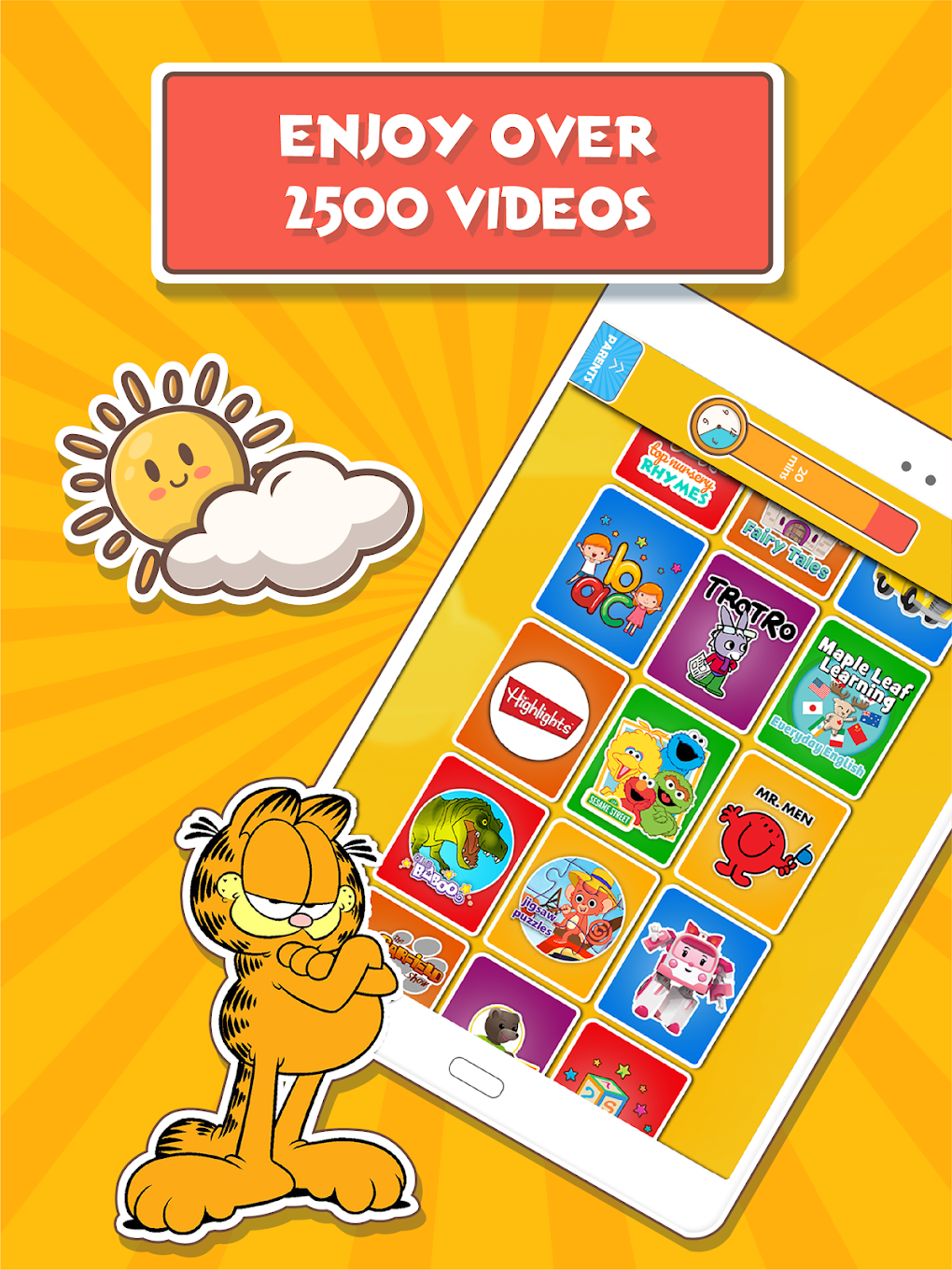 Kidjo TV: Kids Videos to Learn APK для Android — Скачать