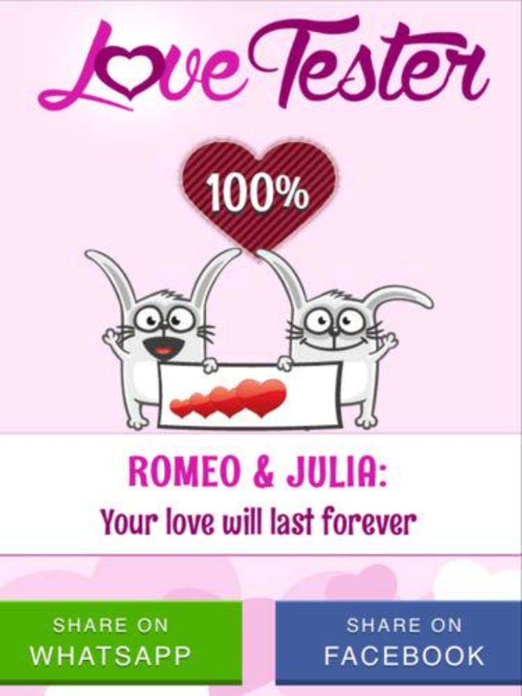 Publish Love Tester Julie on your website - GameDistribution