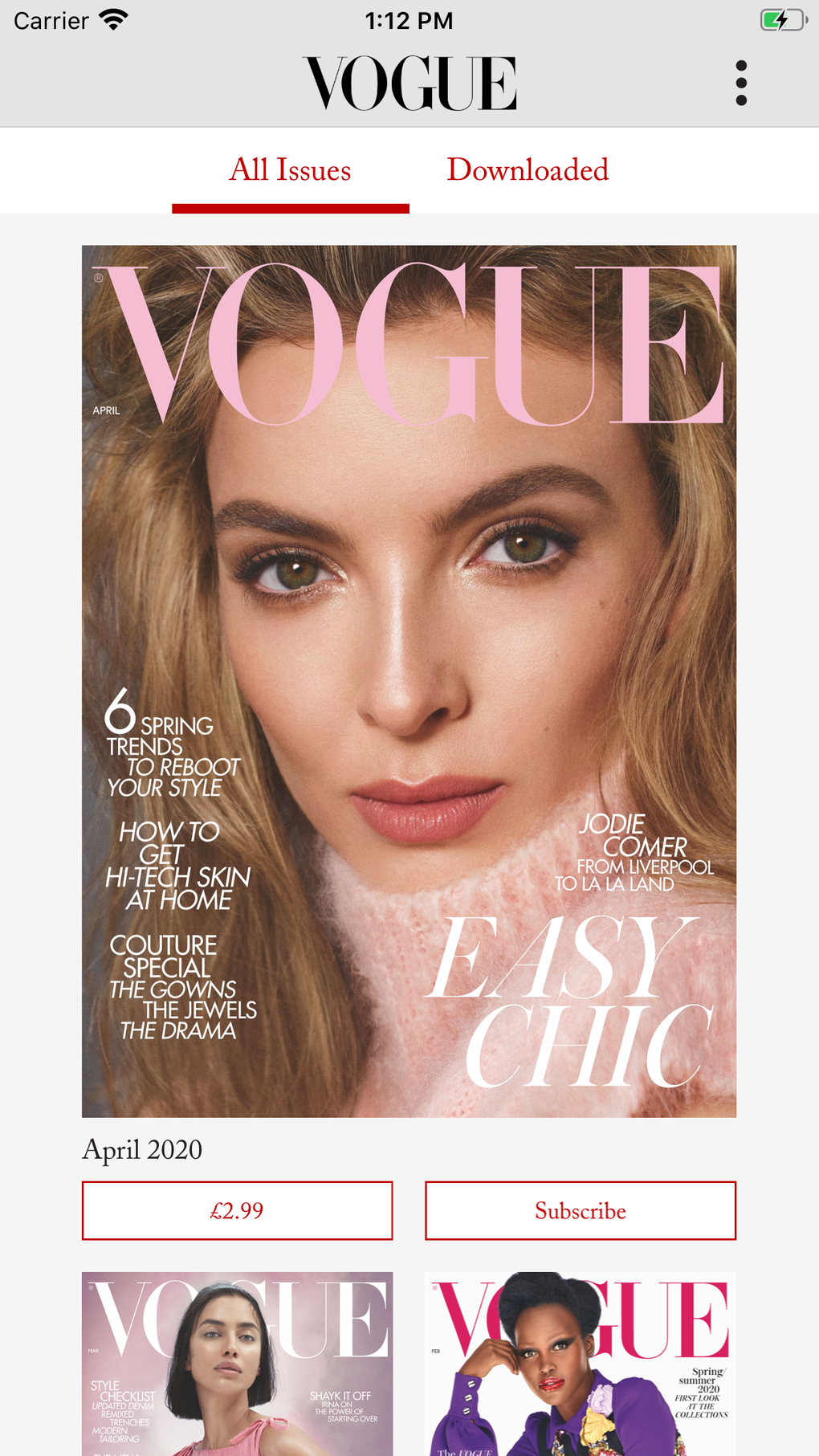 British Vogue для iPhone — Скачать