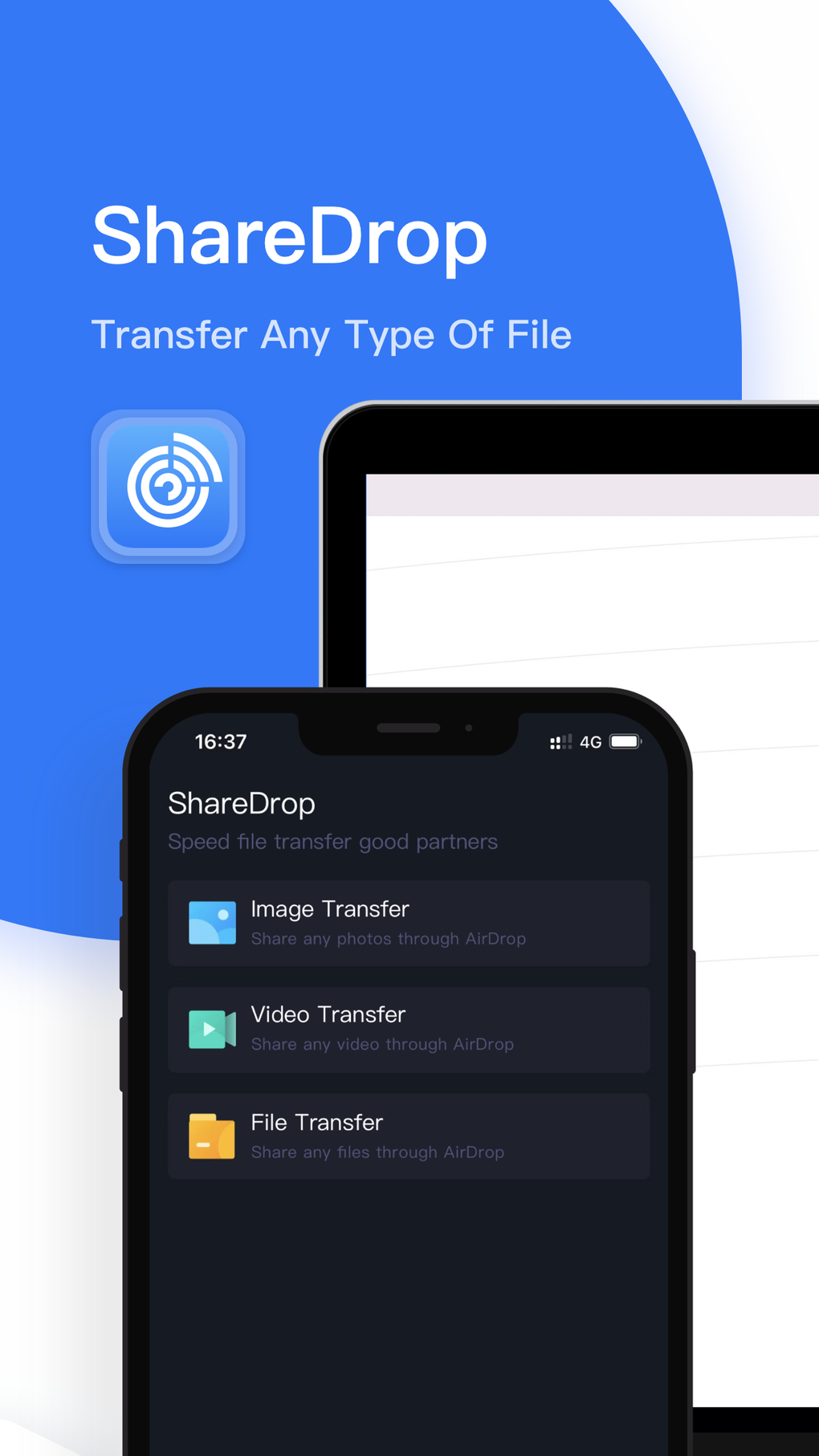 ShareDrop - Quick File Share для iPhone — Скачать