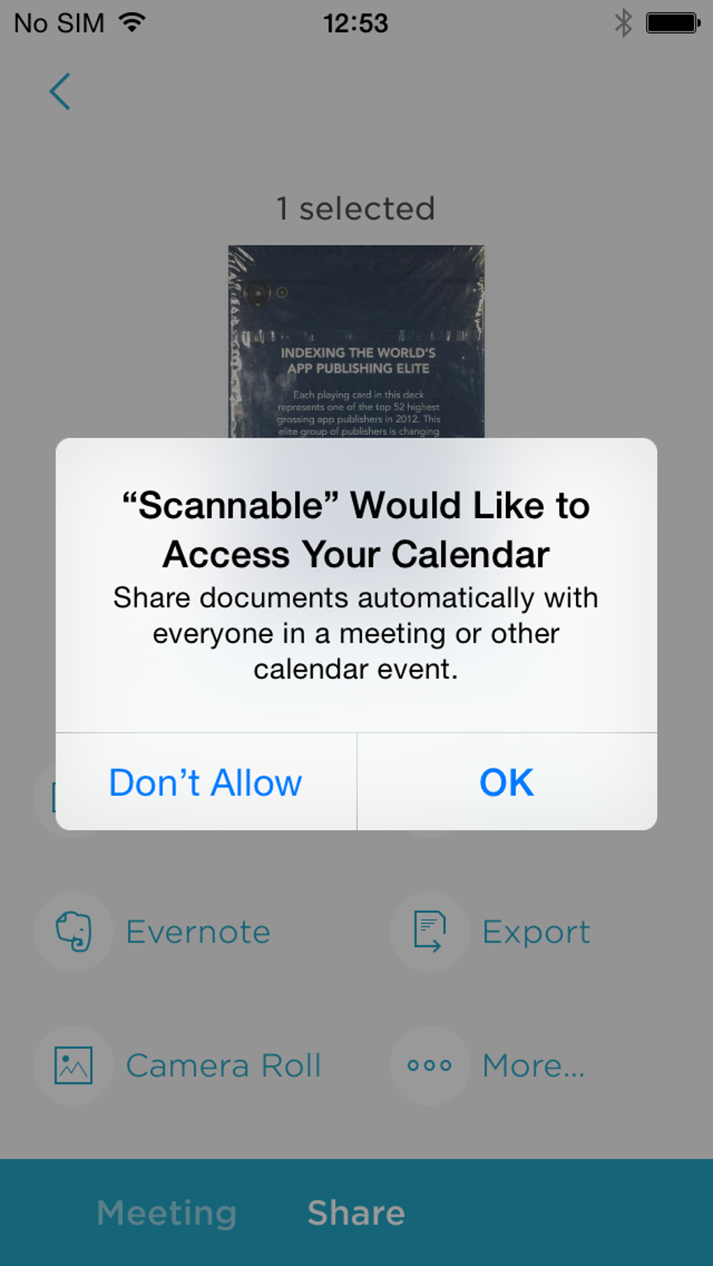 evernote scannable