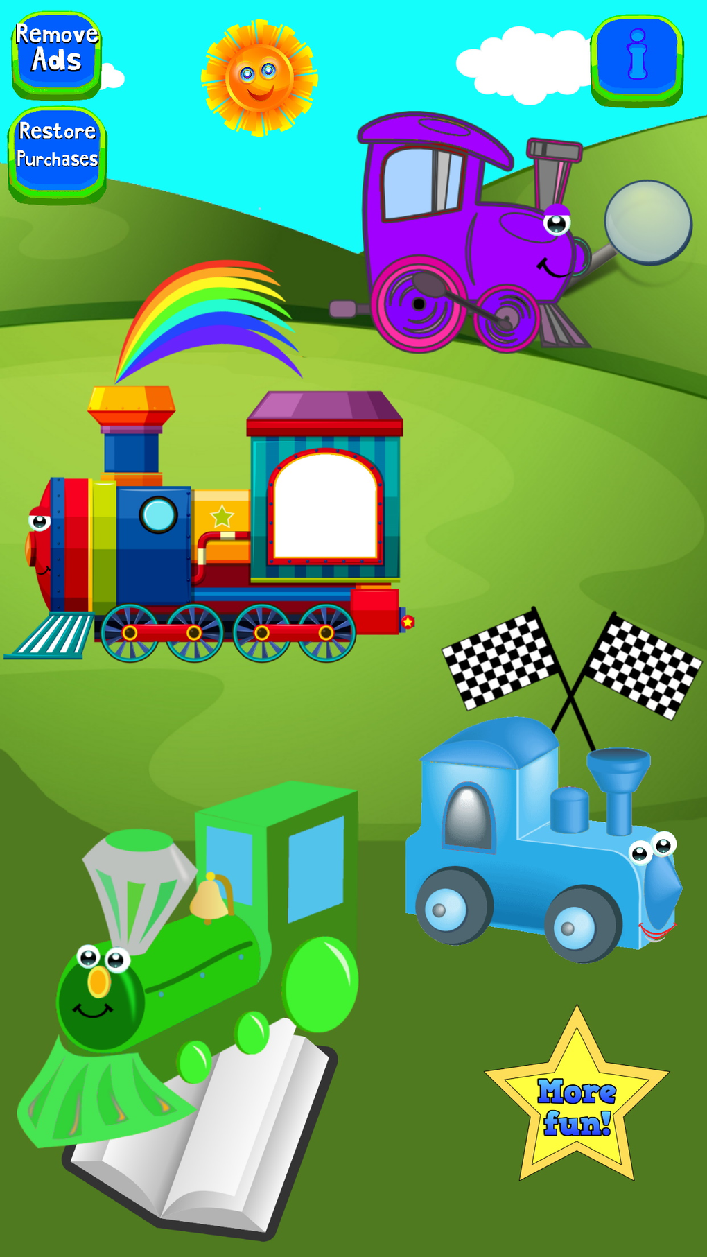 Train Games for Colors 1 2 3 para iPhone - Descargar