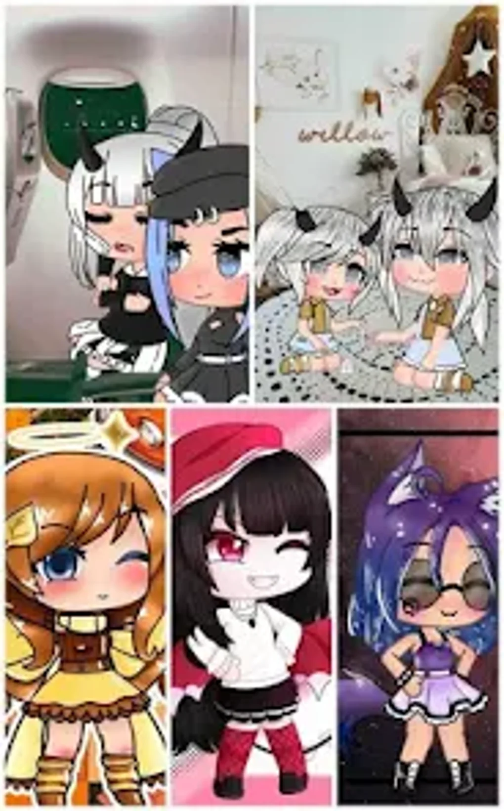 Chibi Wallpaper Gacha life Zipper Lock Screen APK for Android Download