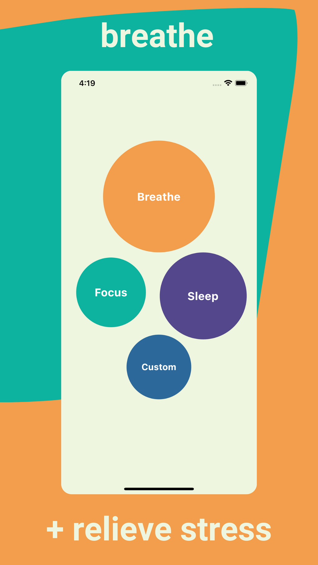 breathe focus sleep para iPhone - Descargar