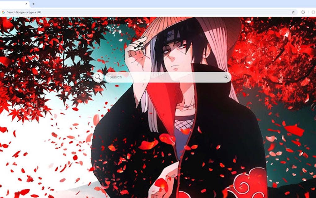 Itachi Uchiha Autumn Live Wallpaper For Google Chrome Extension