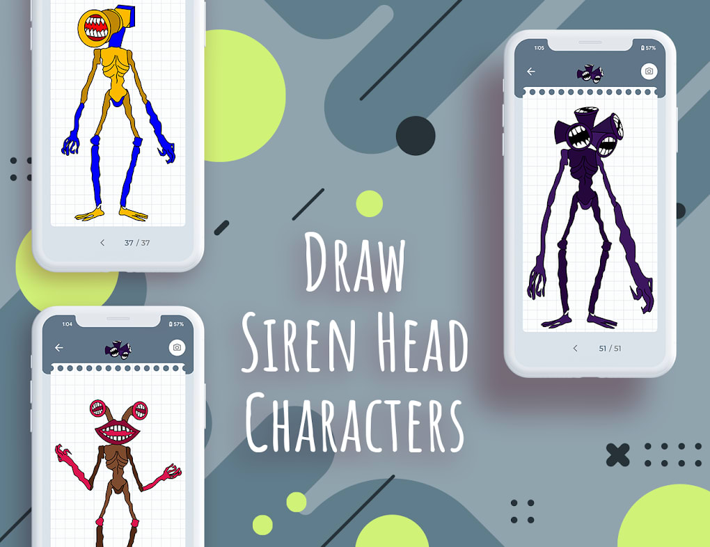 Download do APK de how to draw siren head easy para Android
