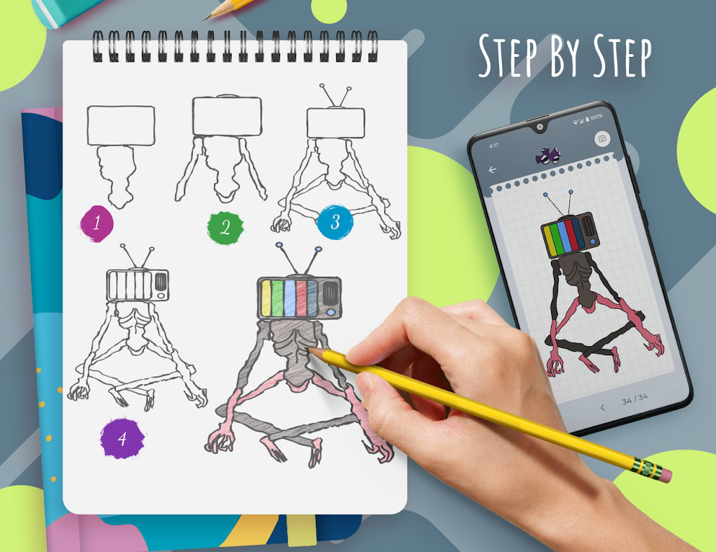 Download do APK de how to draw siren head easy para Android