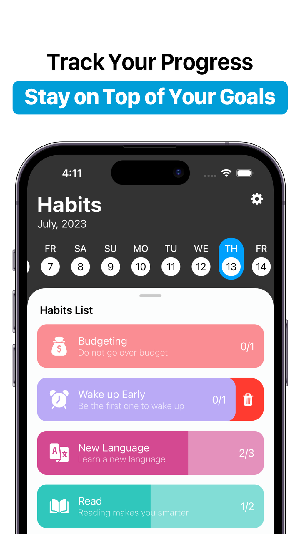 Habit Tracker: Become Stronger для iPhone — Скачать