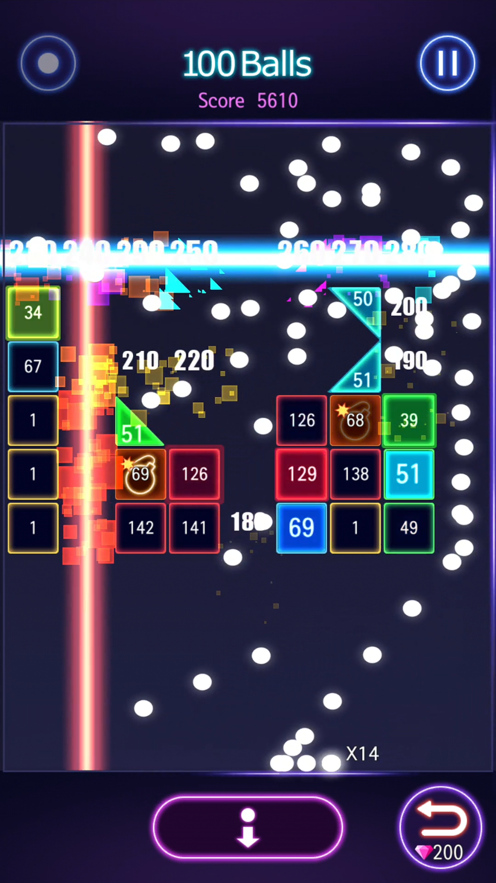 Bricks Breaker Hit - Glow Ball для iPhone — Скачать