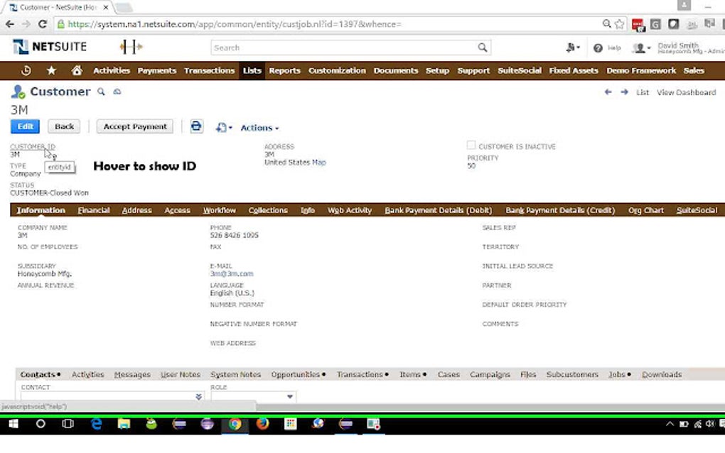NetSuite Show Field IDs لنظام Google Chrome الامتداد تنزيل