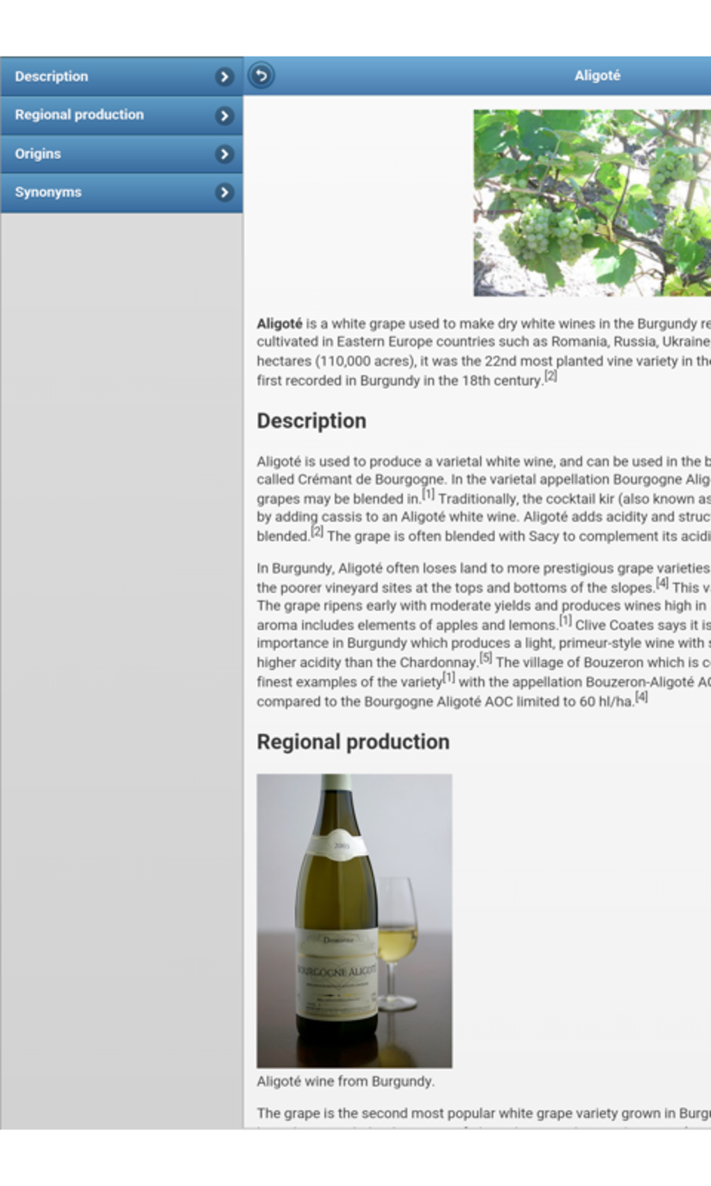 Grape varieties APK for Android - Download