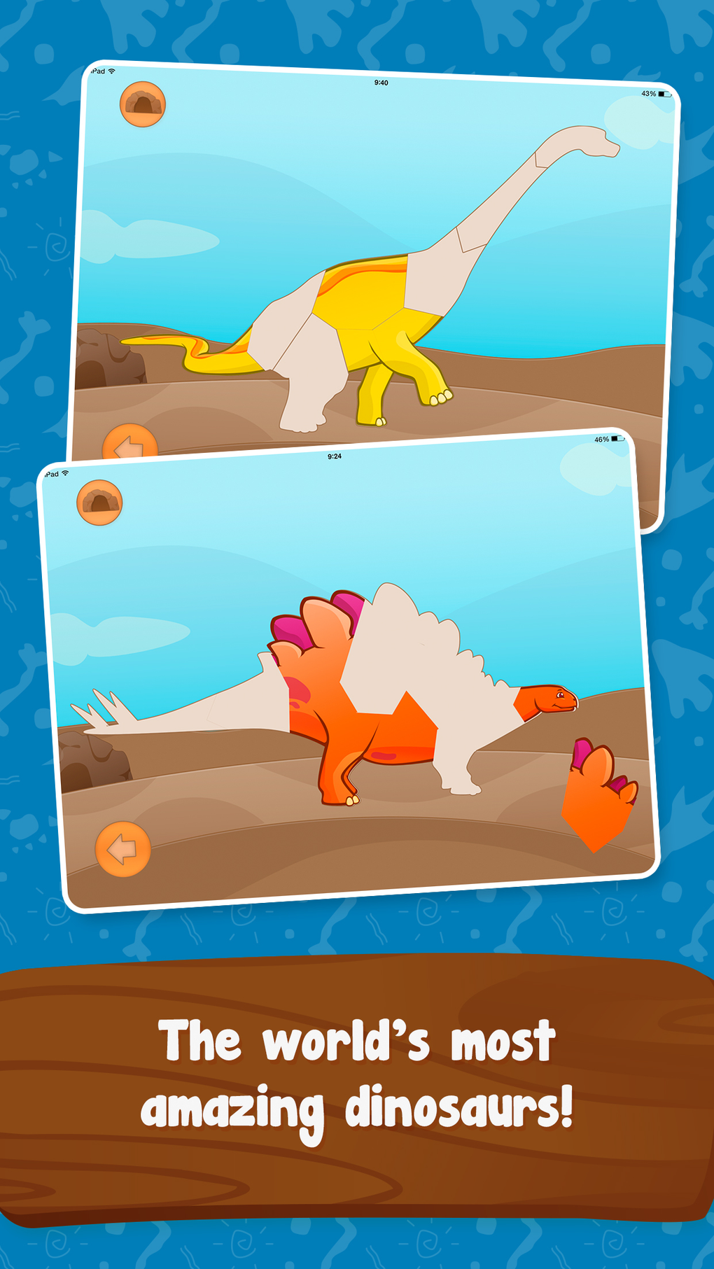 Dinosaur Builder Puzzles Game for iPhone - Download