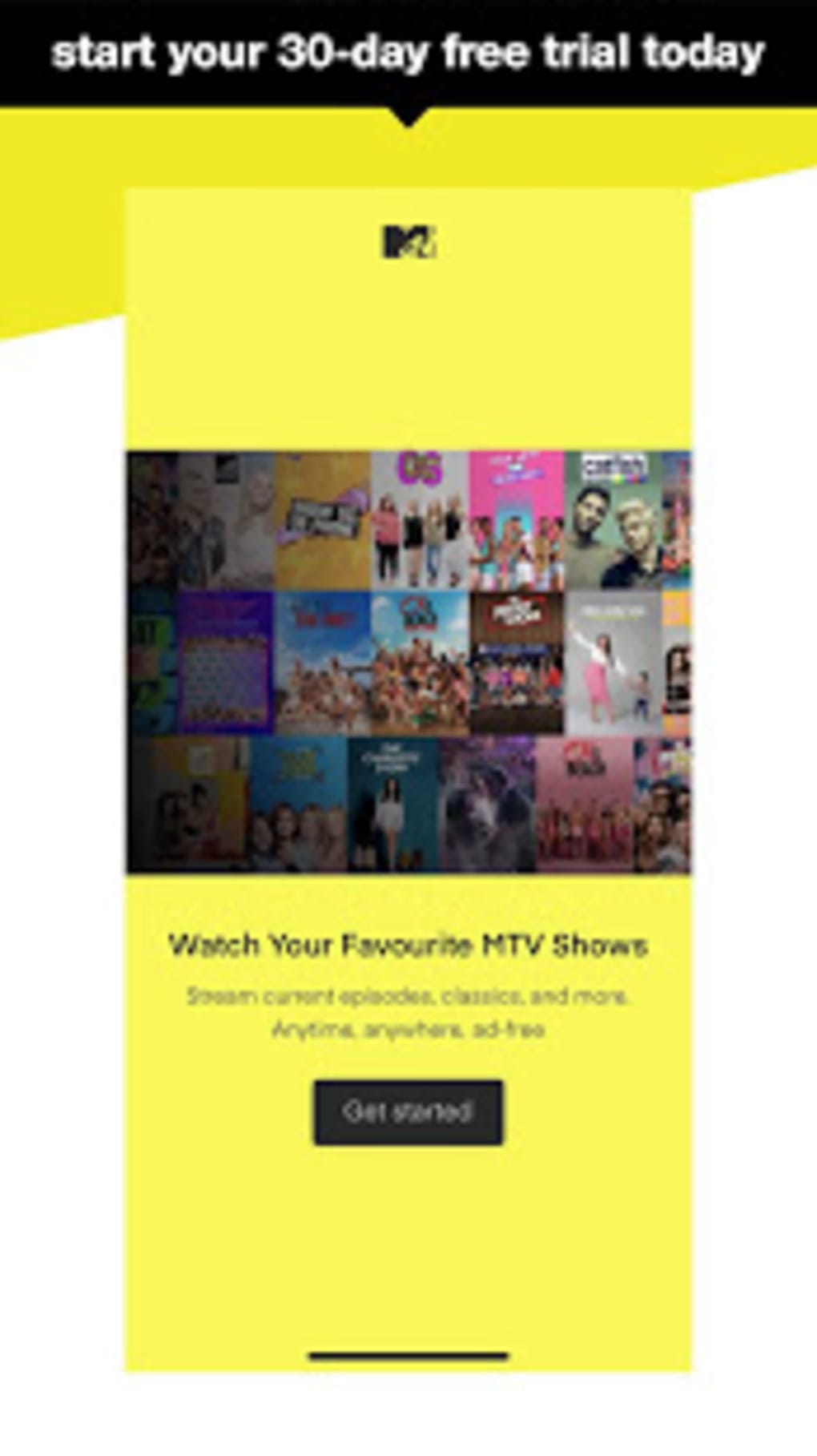 MTV Play - on demand reality tv for Android