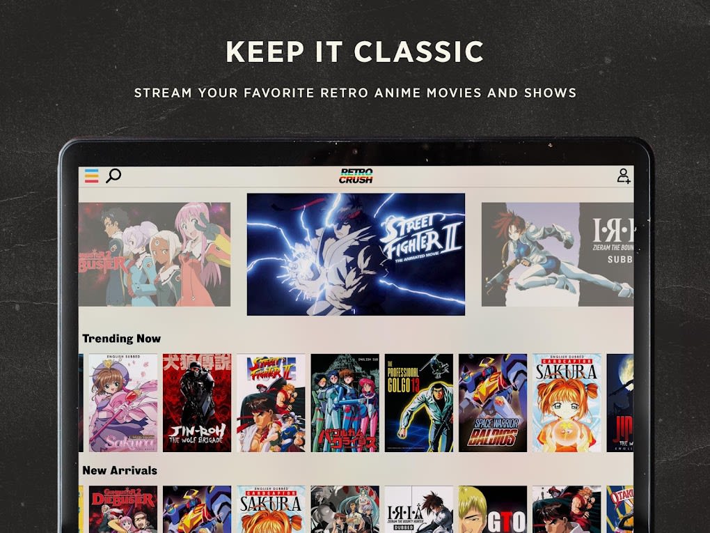 RetroCrush: Free Anime Streaming Service to Showcase Classic