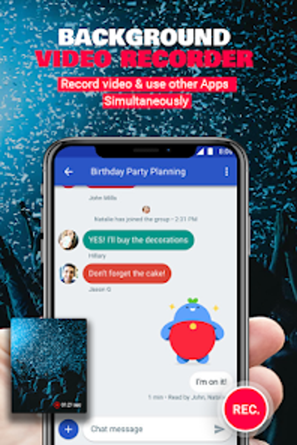 Background Video Recorder for Android Download