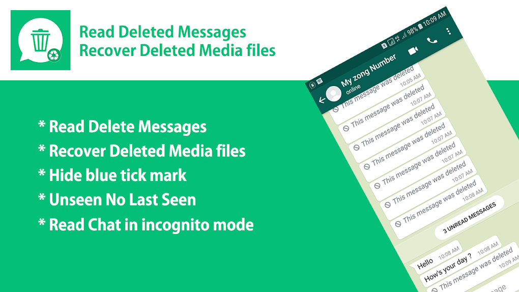 Recover Deleted Messages لنظام Android - تنزيل