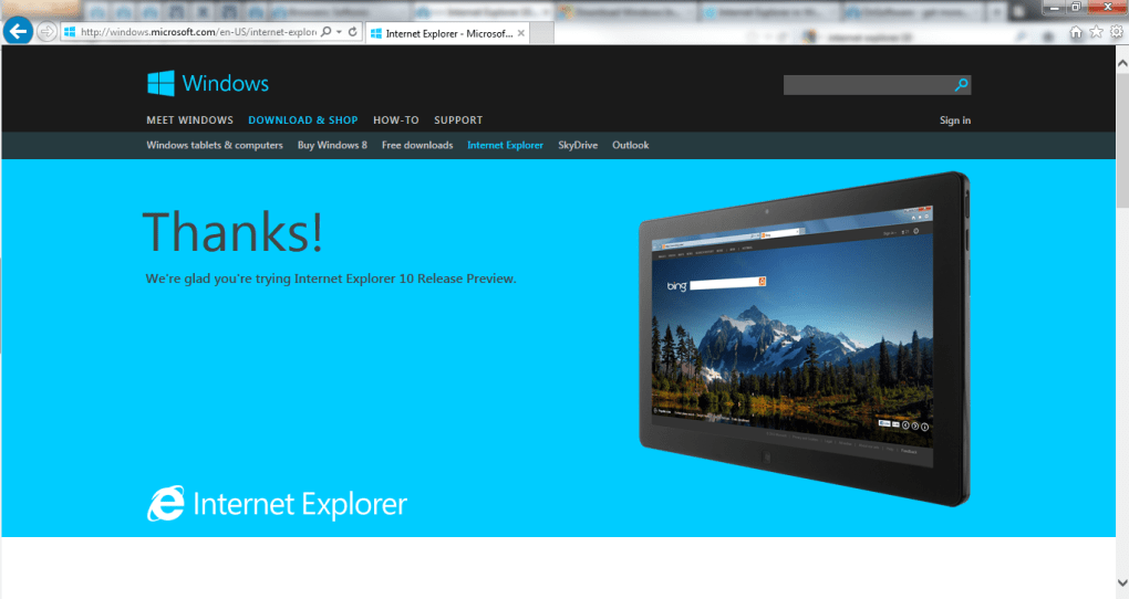 internet explorer 10 32 bit download for windows 7