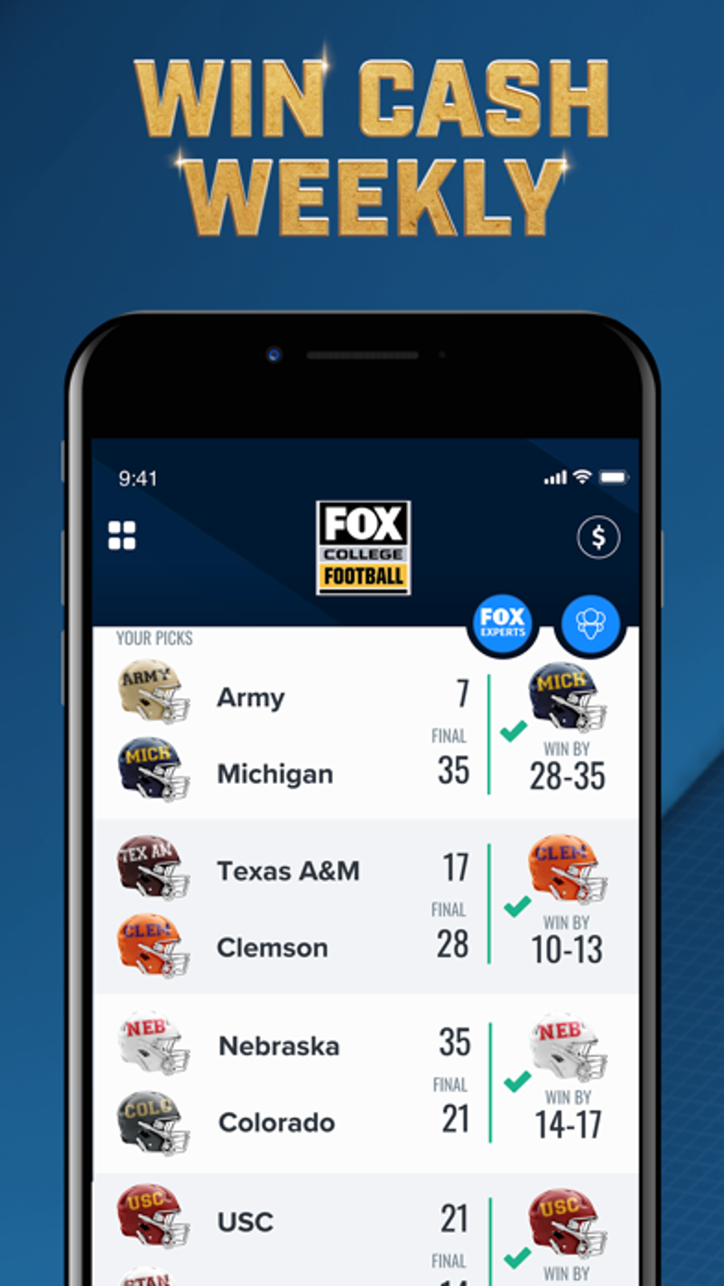 FOX Bet Super 6 for iOS (iPhone/iPad/iPod touch) - Free Download at AppPure