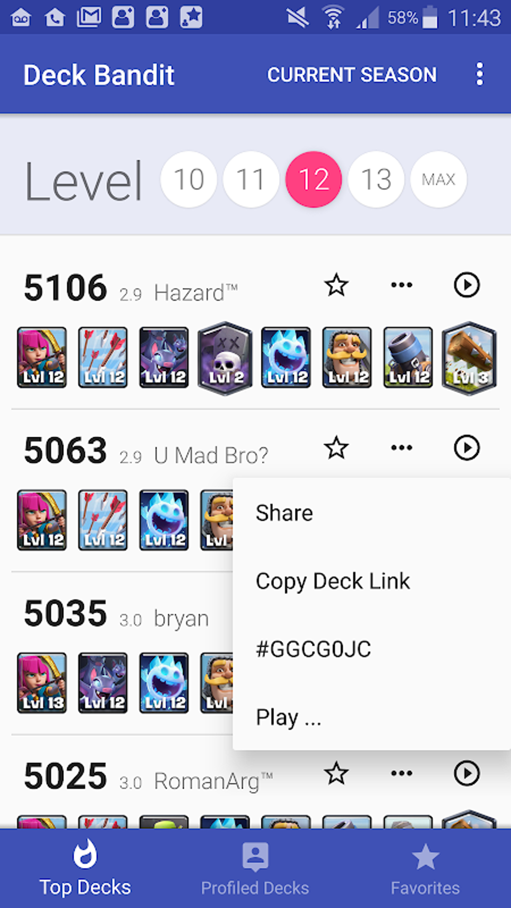 Deck Bandit - Find The Best Decks For Clash Royale APK for Android -  Download