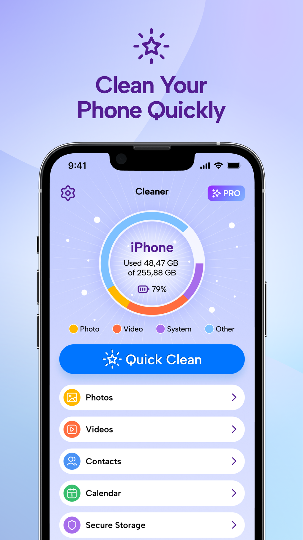 Booster - Clean up Storage для iPhone — Скачать