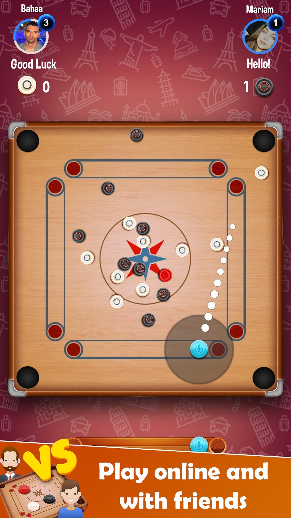 Carrom Online Multiplayer 2022 APK для Android — Скачать