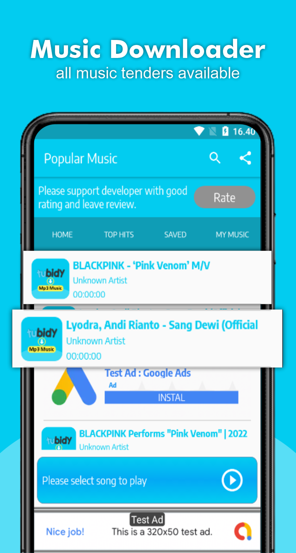 Tubidy Mp3 Music Downloader for Android - Download