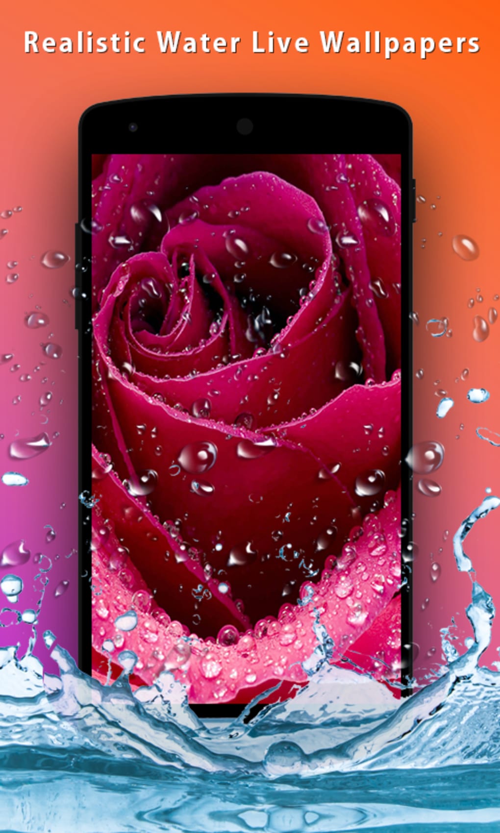 Tải 3D Rose Live Wallpaper cho Android, Ứng dụng hình nền động 3D cho