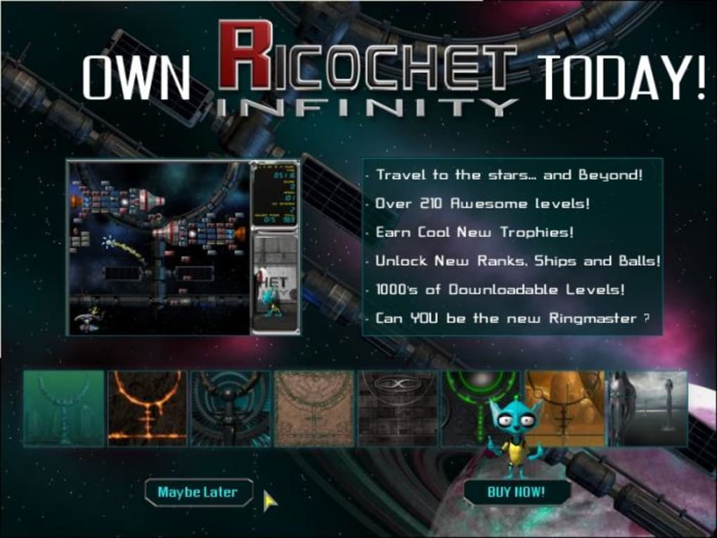 crack codes to register ricochet infinity