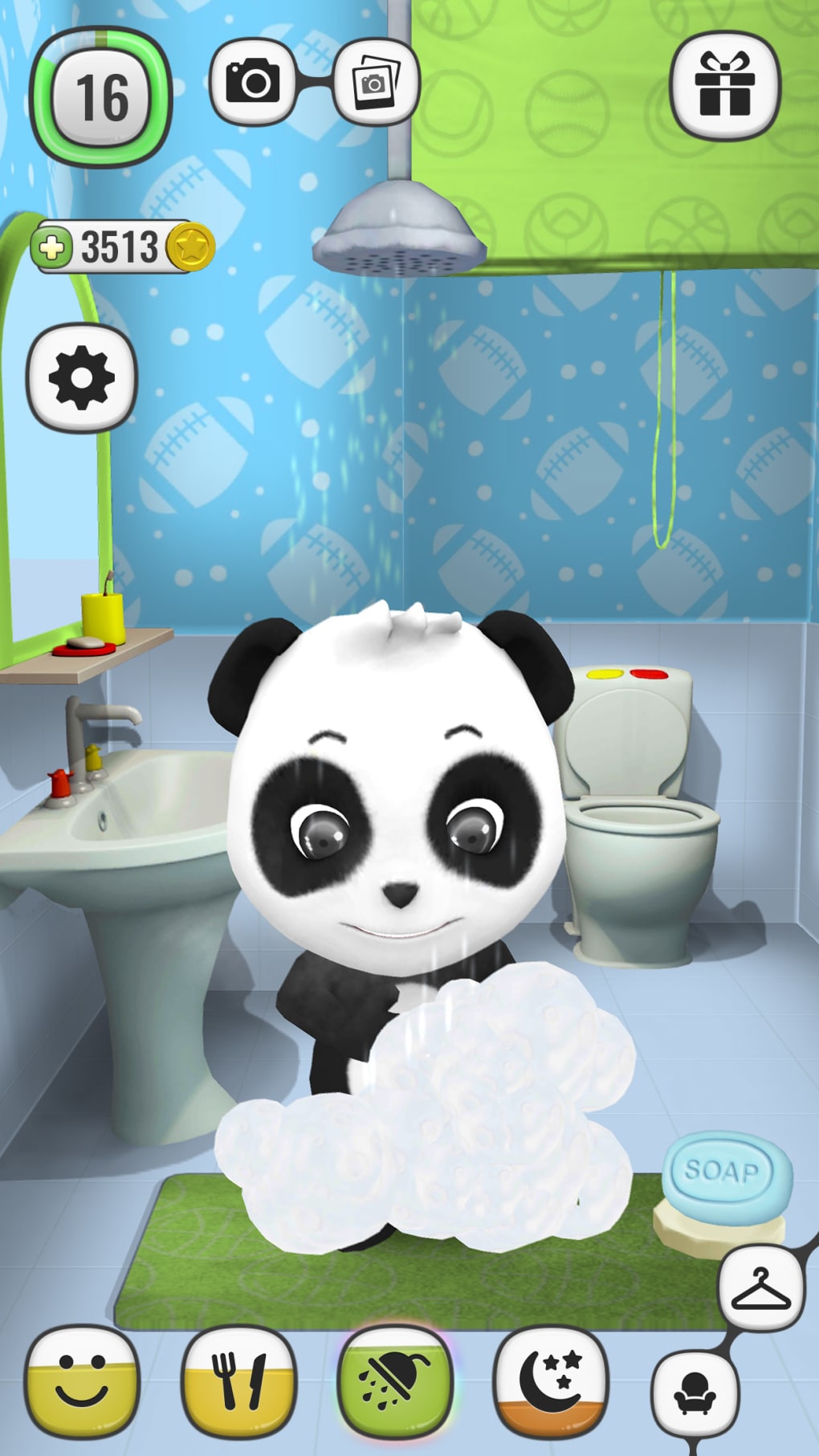 my talking panda virtual pet screenshot