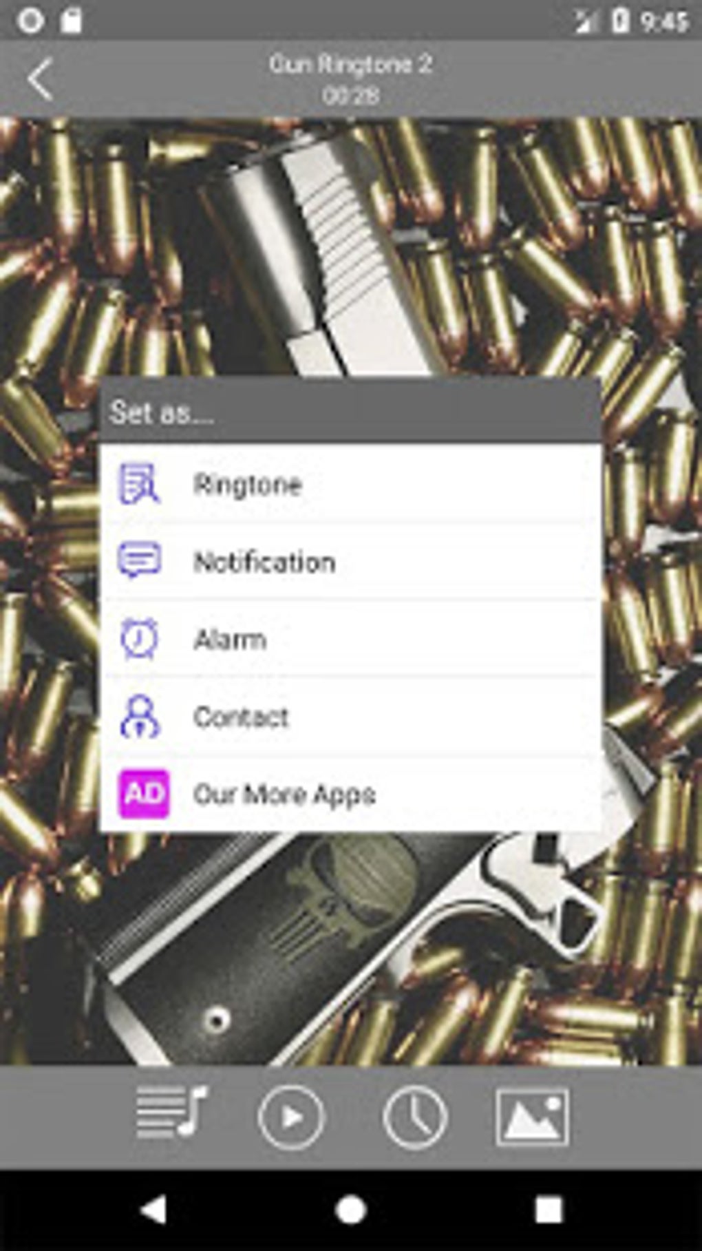 Gun Sounds Ringtones Wallpapers para Android - Descargar