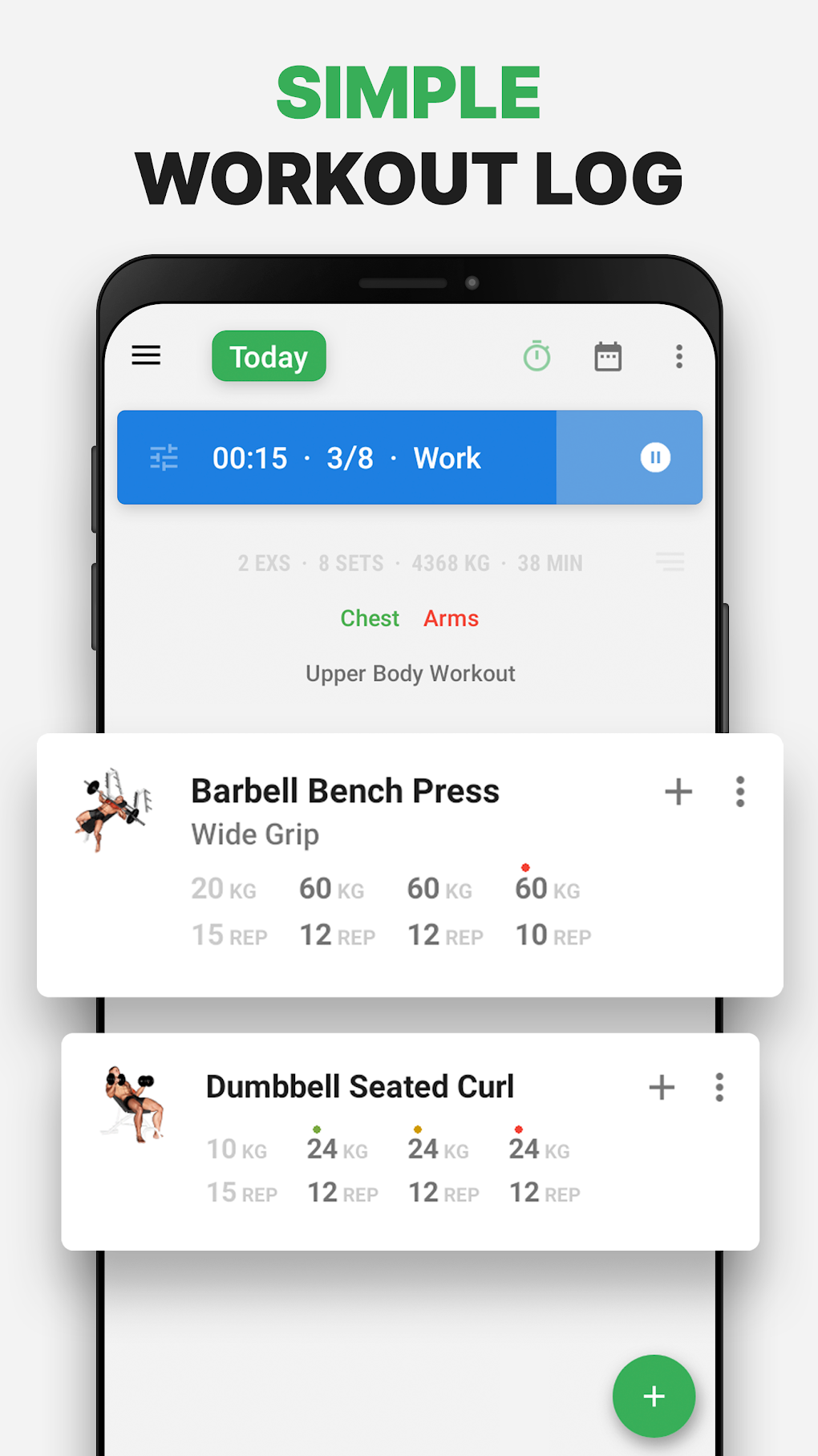 GymKeeper - Workout Tracker Gym Log для Android — Скачать