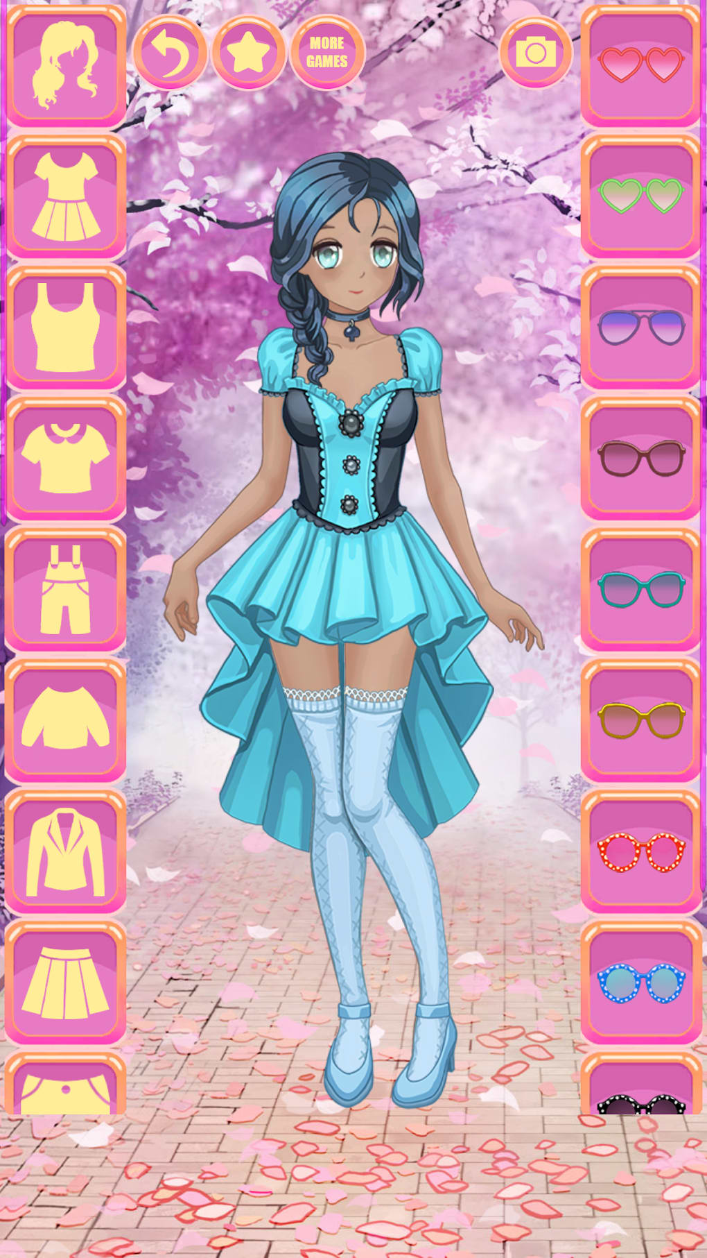Download do APK de Anime Meninas: Jogos de Vestir para Android