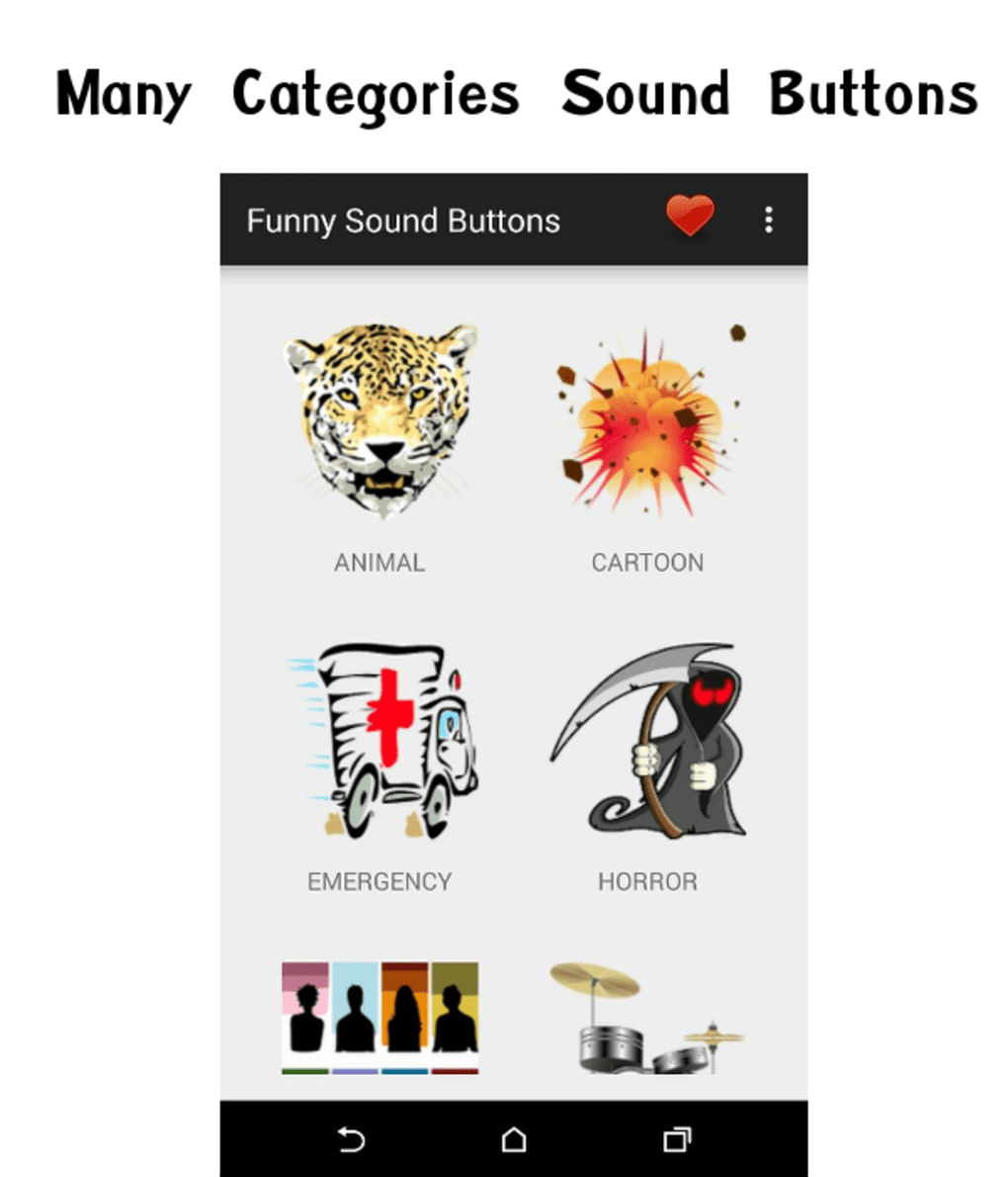 Categories Sound Buttons