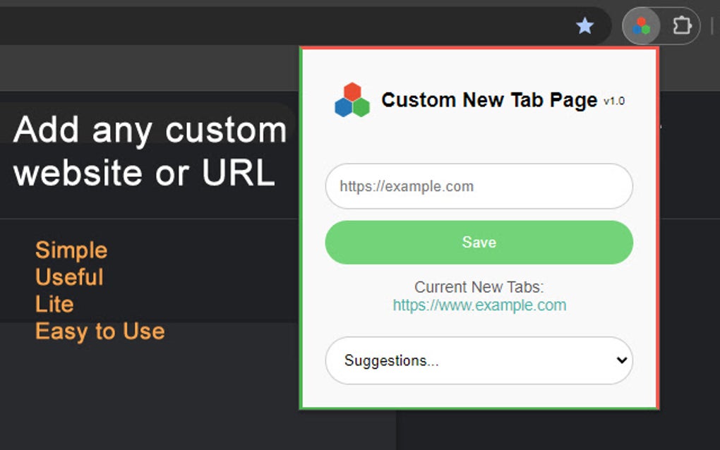 Custom new tab page for google chrome extension download