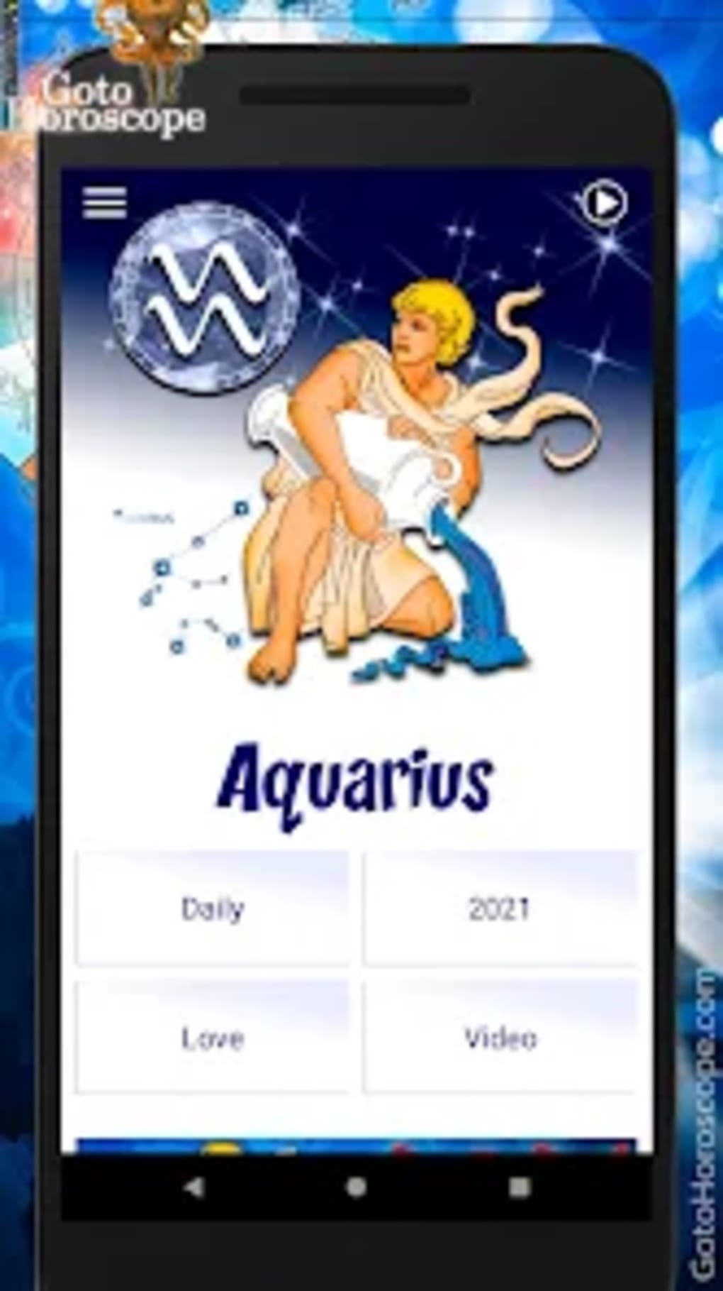 Aquarius Daily Horoscope 2023 Screenshot 