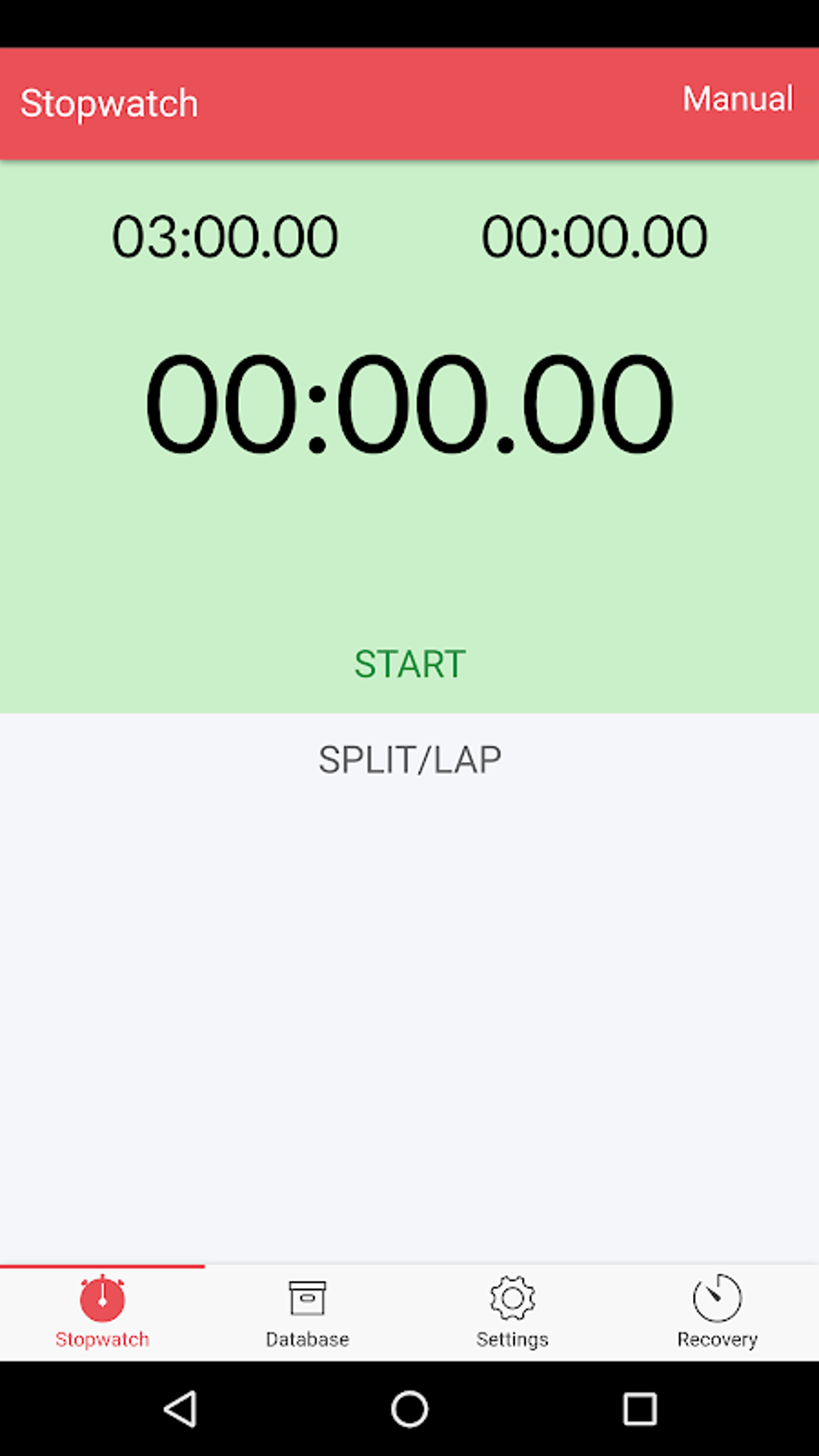 Android I in Sprint Stopwatch APK ndir