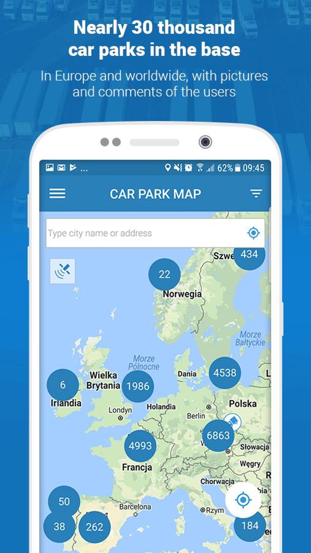 Truck Parking - TransParking для Android — Скачать