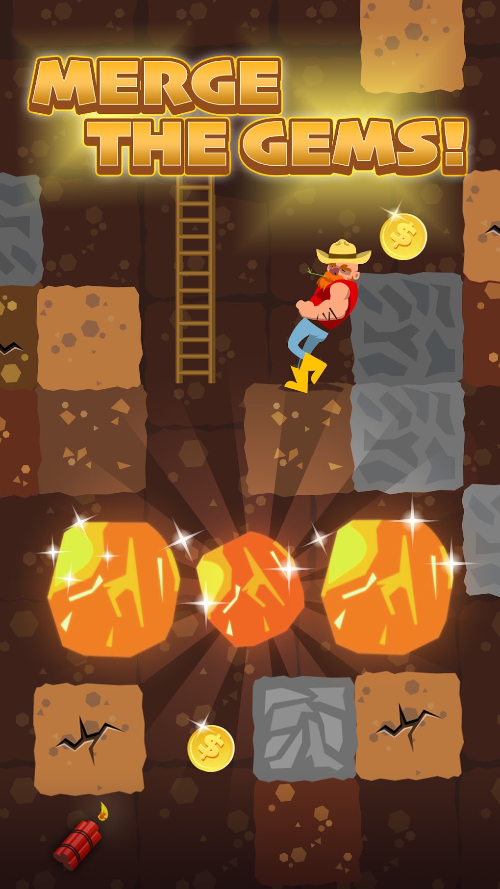 Gold Digger FRVR - Mine Puzzle v2.3.2 MOD APK -  - Android &  iOS MODs, Mobile Games & Apps