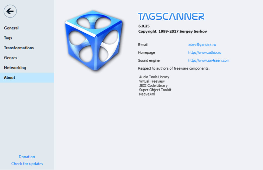 TagScanner 6.1.16 instal the last version for mac