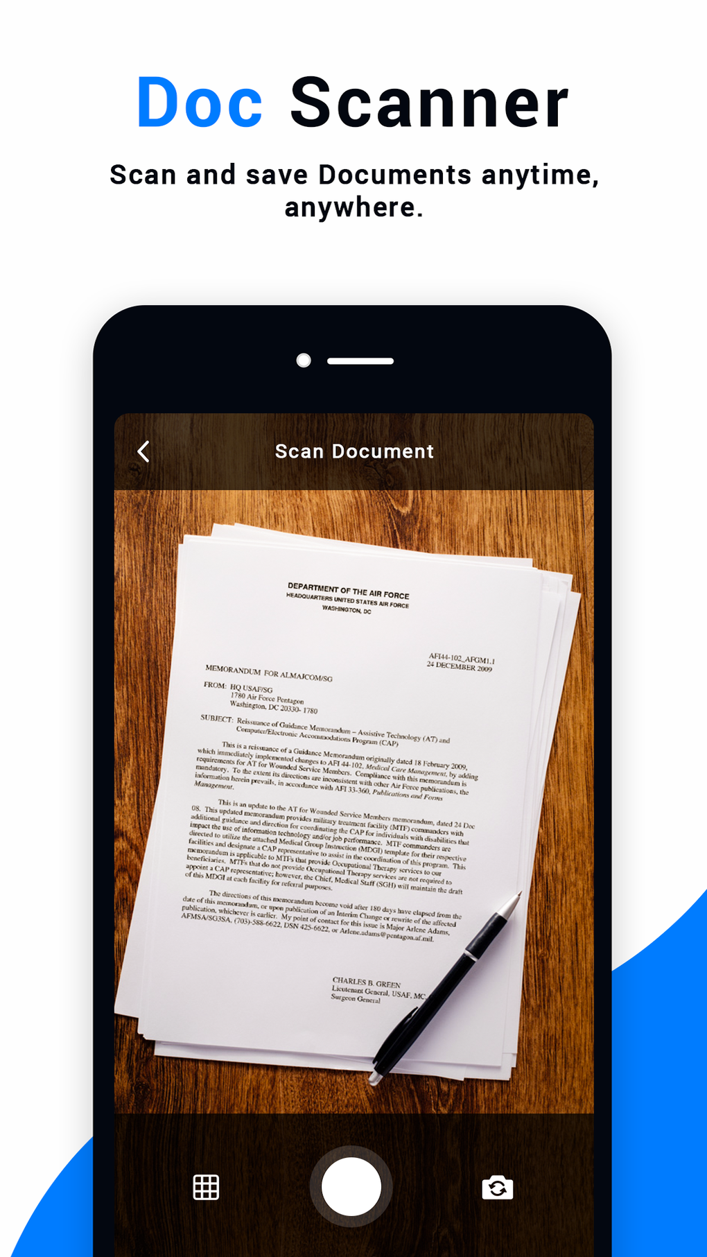 Doc Scanner- PDF Document Scan для iPhone — Скачать