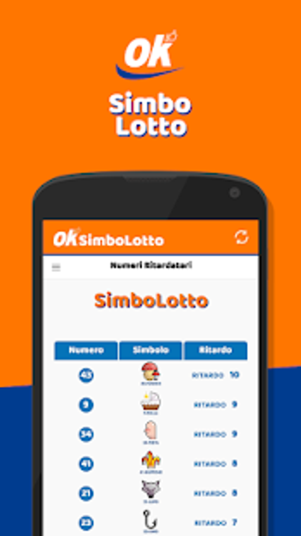 Archivio Simbolotto Il gioco gratuito del lotto per Android